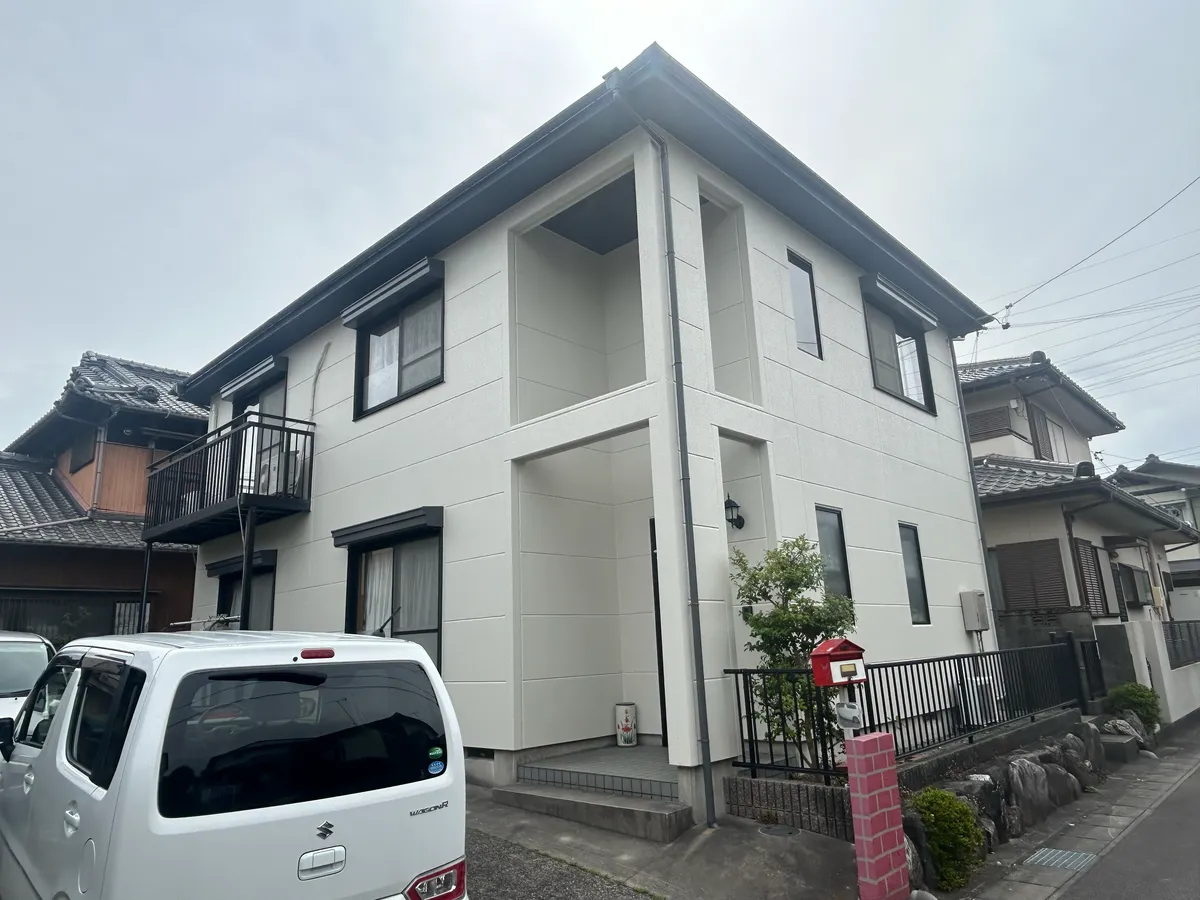 施工後：カラーシュミレーションでイメージ通りの色に